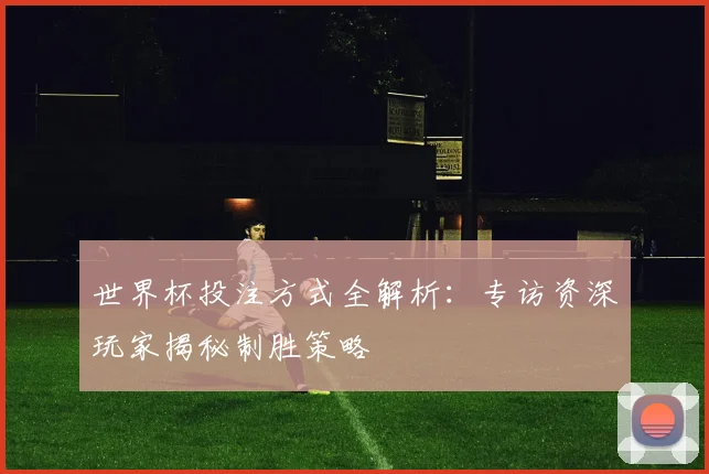 世界杯投注方式全解析：专访资深玩家揭秘制胜策略