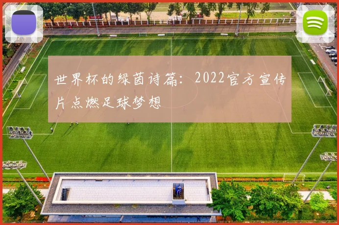 世界杯的绿茵诗篇：2022官方宣传片点燃足球梦想